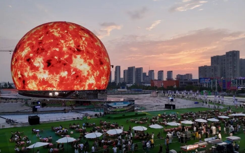 天宫 Nova 球幕剧场。潜江市委宣传部供图