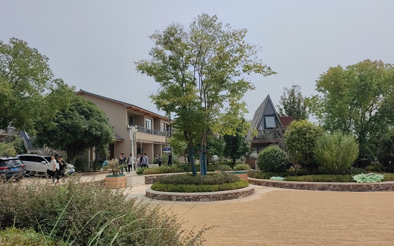 江夏区光明村韩家湾产业融合核心示范区。